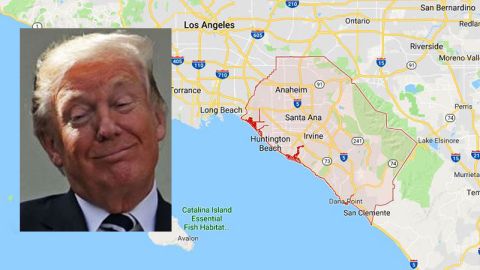 La Junta de Supervisores del Condado de Orange votó a favor de apoyar la demanda de Trump.