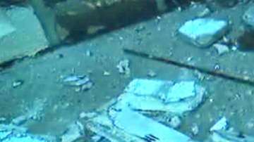 La imagen destrozada contenía los tres primeros mandamientos