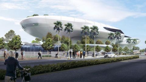 El proyecto tendrá salas de exhibición, un teatro, restaurantes, zonas de estudio y enormes jardines.