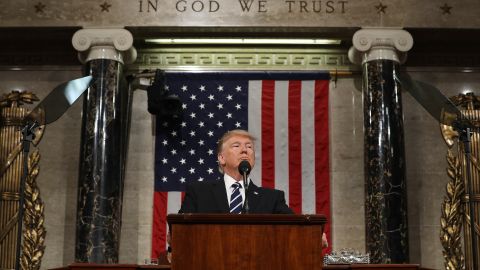 Donald Trump Delivers Address To Joint Session Of Congress