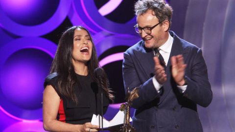 Salma Hayek en los Independent Spirit Awards.