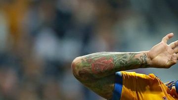 Eduardo Vargas de los Tigres de la UANL es uno de los ocho jugadores chilenos que juegan en México que integrarán su selección en esta Fecha FIFA. (Foto: Imago7/ Jose Macias)