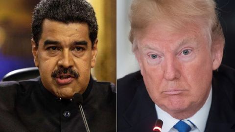 Nicolás Maduro y Donald Trump.