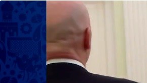 El presidente de Rusia, Vladimir Putin, domina el balón a 100 días para la Copa del Mundo