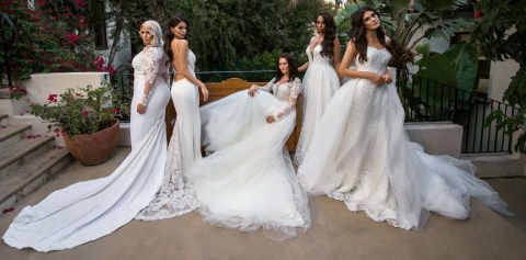 La novia 2018 quiere su traje en puro blanco.