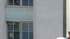 04/25/18/LOS ANGELES/(left to right) Council members David Ryu, Monica Rodriguez, Avis Ridley-Thomas, Patti Giggans, Mayor Eric Garcetti, and Councilwoman Nury Martinez, pose for a photograph at the end of a press conference outside city hall, where they gathered on Denim Day, proclaiming, ÒSexual harassment: Not on My Watch. They stood united in the message that there is no excuse and never an invitation to harass, abuse, assault or rape. (Photo by Aurelia Ventura/La Opinion)