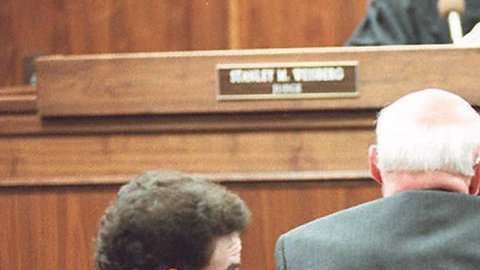 Los hermanos durante su juicio en 1995.