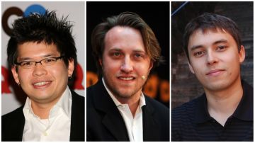 Steve Chen, Chad Hurley y Jawed Karim fueron los creadores de la primera versión de YouTube. (Foto:Getty Images/Jawed Karim )