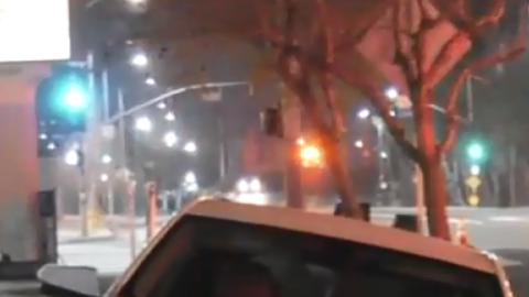El incidente ocurrió la madrugada del lunes entre E. Cesar Chavez Avenue y N. Vignes Street.