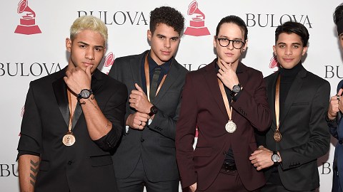 CNCO: Christopher Vélez, Richard Camacho, Joel Pimentel, Erick Colón y Zabdiel de Jesús.