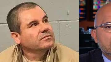 Joaquín "El Chapo" Guzmán Loera y su abogado Eduardo Balarezo.