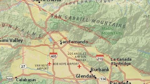 La estrella señala el epicentro del sismo.