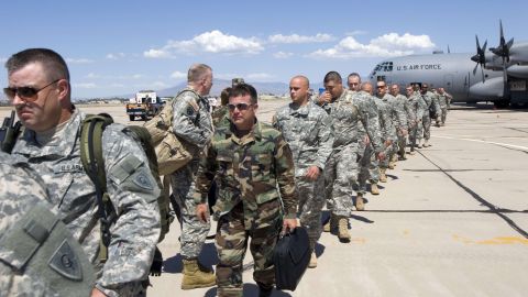 Kentucky National Guard Arrives In Arizona