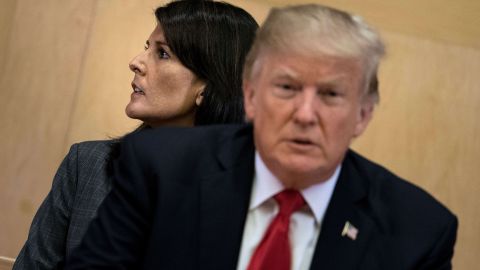 Nikki Haley fue en su momento una de las funcionarias favoritas de Trump.