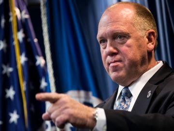 Thomas Homan dejará ICE en junio.