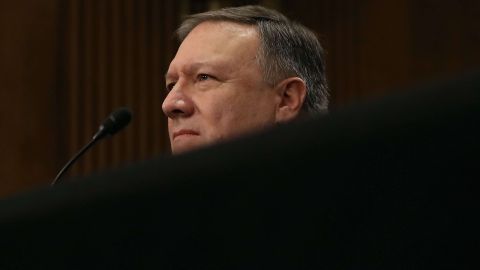 Pompeo tuvo su audiencia ante el Senado.