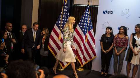 Ivanka Trump tuvo "trato presidencial" en Perú.