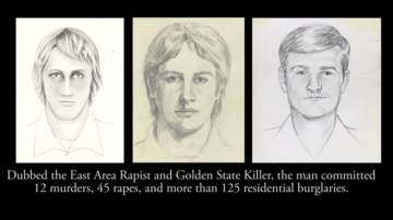 Las autoridades dicen que el Golden State Killer es responsable de 12 asesinatos, 45 violaciones y 125 robos residenciales entre 1976 y 1986.