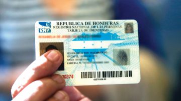 Cédula de identificación oficial de Honduras.
