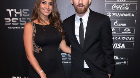 Lionel Messi y Antonella Roccuzzo.