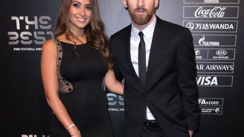 Lionel Messi y Antonella Roccuzzo.