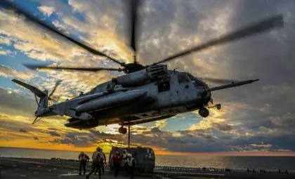El Sikorsky CH-53K, el sucesor más reciente del helicóptero derribado, se describe como "la mejor opción para transportar tropas".