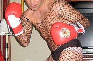 Una de las fotos de Oscar de la Hoya que desató la polémica en el 2007.