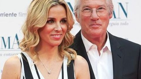 Alejandra Silva junto a su esposo, el actor de Hollywood Richard Gere.