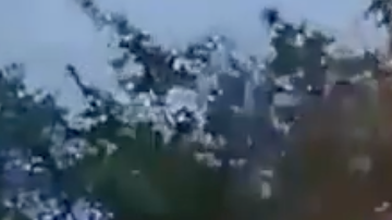 Una casa explota frente a la policía.