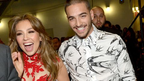 Thalia y Maluma compartieron el escenario de Premio Lo Nuestro en 2016