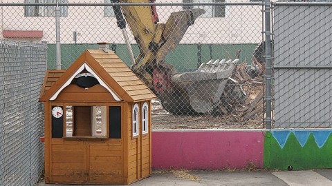 Fotografía suministrada por Olu Orange, padre de familia y abogado que representa a los padres de la escuela. (Aurelia Ventura/La Opinion)
