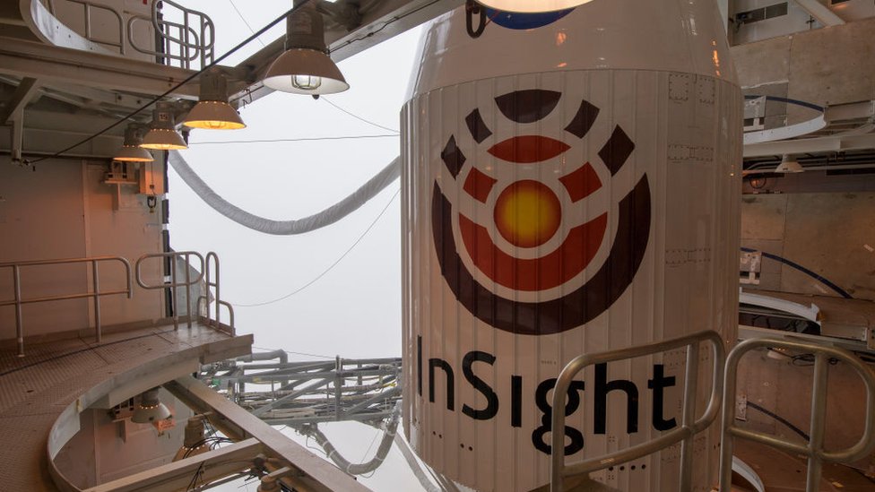 La sonda InSight fue lanzada esta semana con destino a Marte.