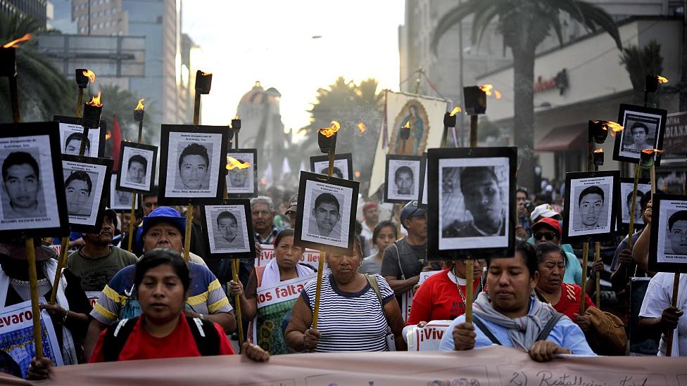 El 26 de septiembre de 2014 desaparecieron 43 estudiantes de Iguala.