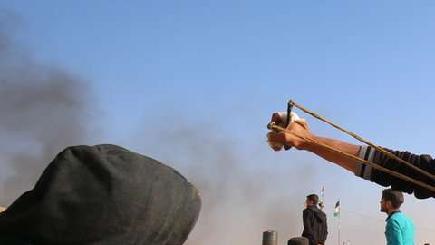 Las protestas en la frontera con Gaza continuaron este martes con motivo de la "Nakba".