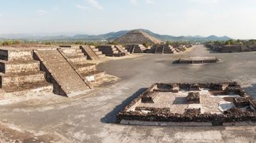 Los templos de Teotihuacán.