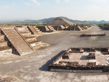 Los templos de Teotihuacán.