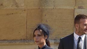 La presencia de David Beckham y Victoria causó revuelo en la Boda Real