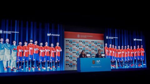 Julen Lopetegui anunció la lista de los 23 convocados de España para Rusia 2018. (Foto: EFE/ Emilio Naranjo)