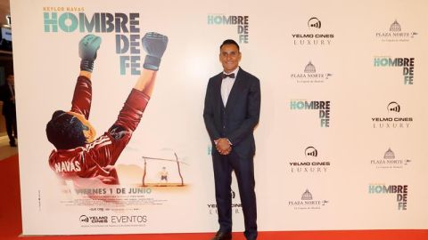 Keylor Navas estrenó su película "Hombre de Fe"