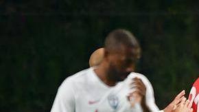 Túnez celebra el empate en un amistoso con Portugal. (Foto: EFE/Hugo Delgado)