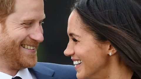 Meghan Markle junto al duque de Sussex.