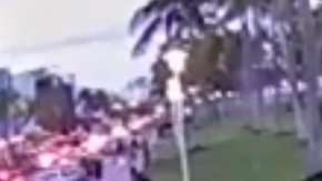 Un video de la Policía de Miami muestra el momento del ataque.