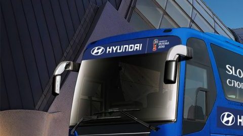 Los autobuses en Rusia 2018 estarán adornados con la frase que escogió la afición de cada selección.