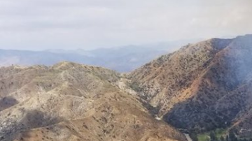 El fuego fue reportado hoy sobre la 1:31 p.m.