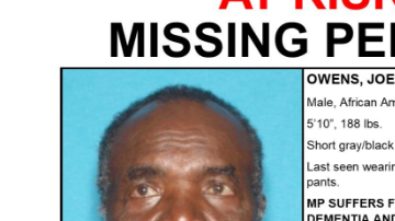 El Departamento del Sheriff publicó este aviso sobre su búsqueda.