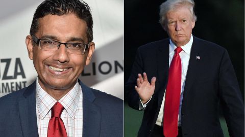 Dinesh D'Souza y Donald Trump.