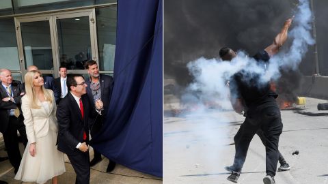 El traslado de la Embajada de EEUU a Jerusalén causó protestas de palestinos.