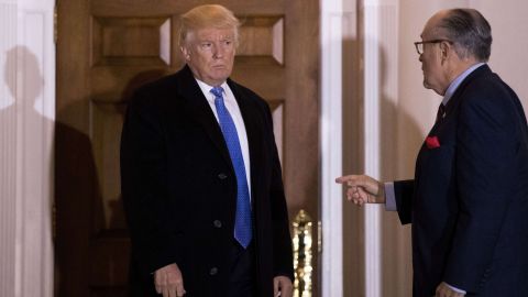 Trump y Giuliani fueron muy cercanos años atrás.