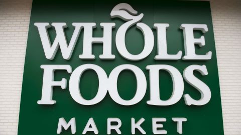 Señal de Whole Food Markets en Washington.