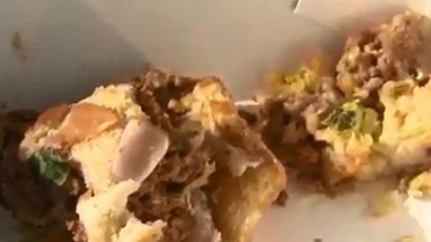 Uña en hamburguesa